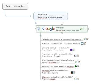 Search for Antarctica over the past seven days using MM Google Map Part