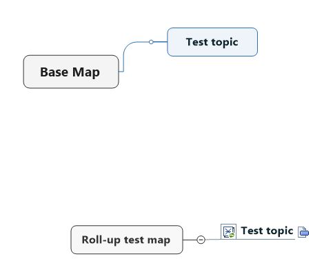 Basic example of a dashboard map with roll-up