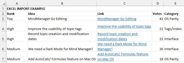 MindManager Gaps and Tricks 2: Importing a list of websites using MM 22 ...